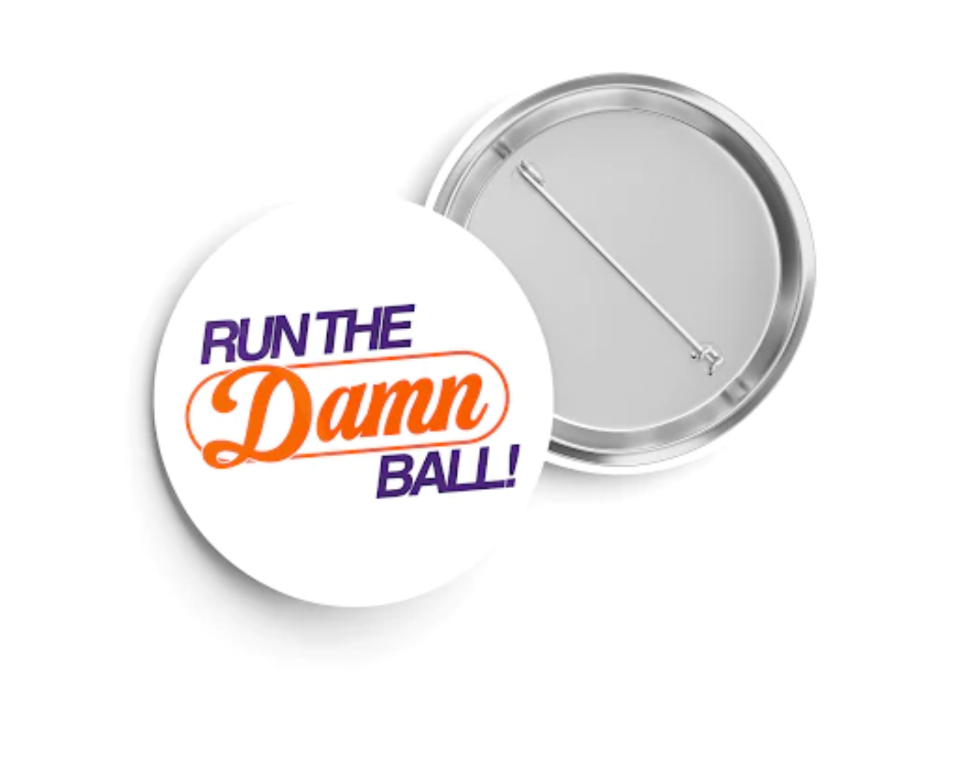 Raw & Rebellious Clemson Button