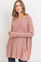 Boyfriend Pocket Sweater