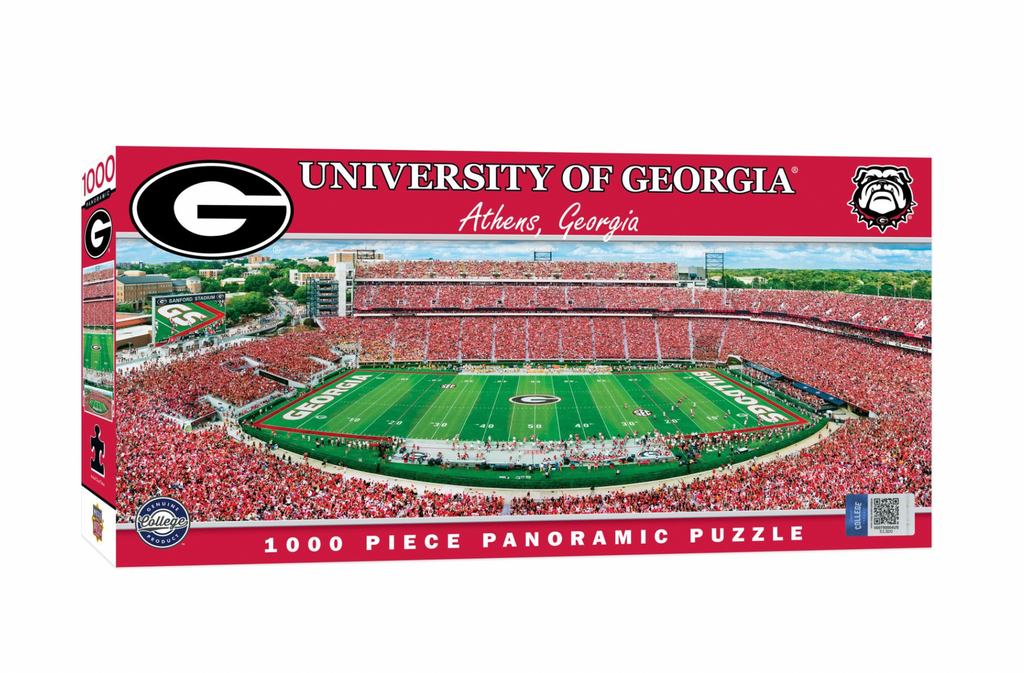 Georgia Bulldogs - 1000 Piece Panoramic Jigsaw Puzzle