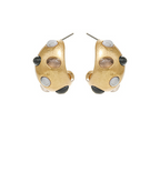 Paved Stone Vintage Metal Hoops