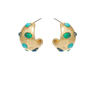 Paved Stone Vintage Metal Hoops