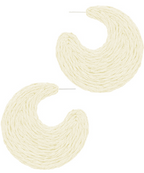 Wrapped Raffia Gradual Shape Hoop