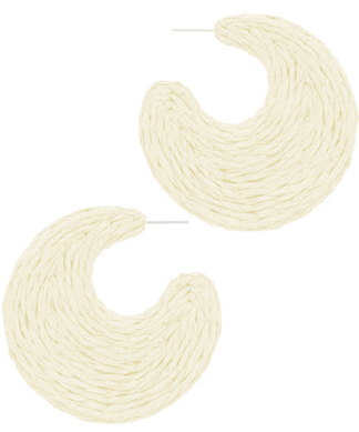 Wrapped Raffia Gradual Shape Hoop