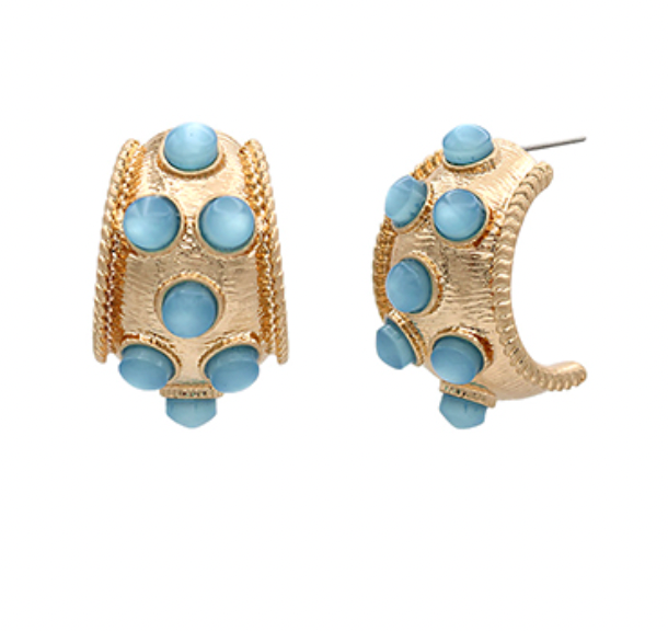 Textured Colored Hoops