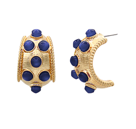 Textured Colored Hoops