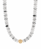 Color Rondelle Beads Necklace