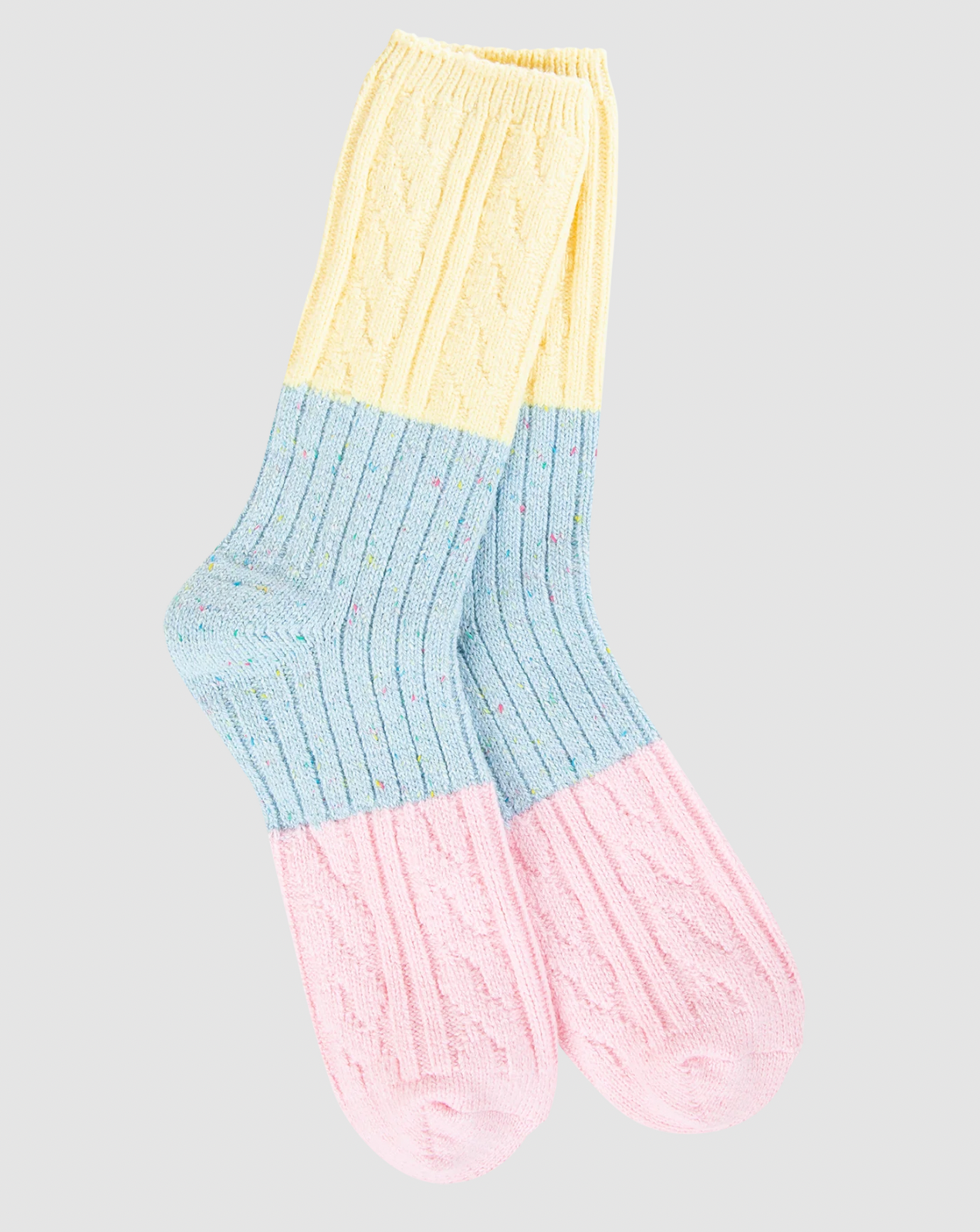 Weekend Confetti Cable Crew