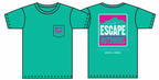 Pink Logo SS Escape Pocket Tee