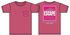 Pink Logo SS Escape Pocket Tee