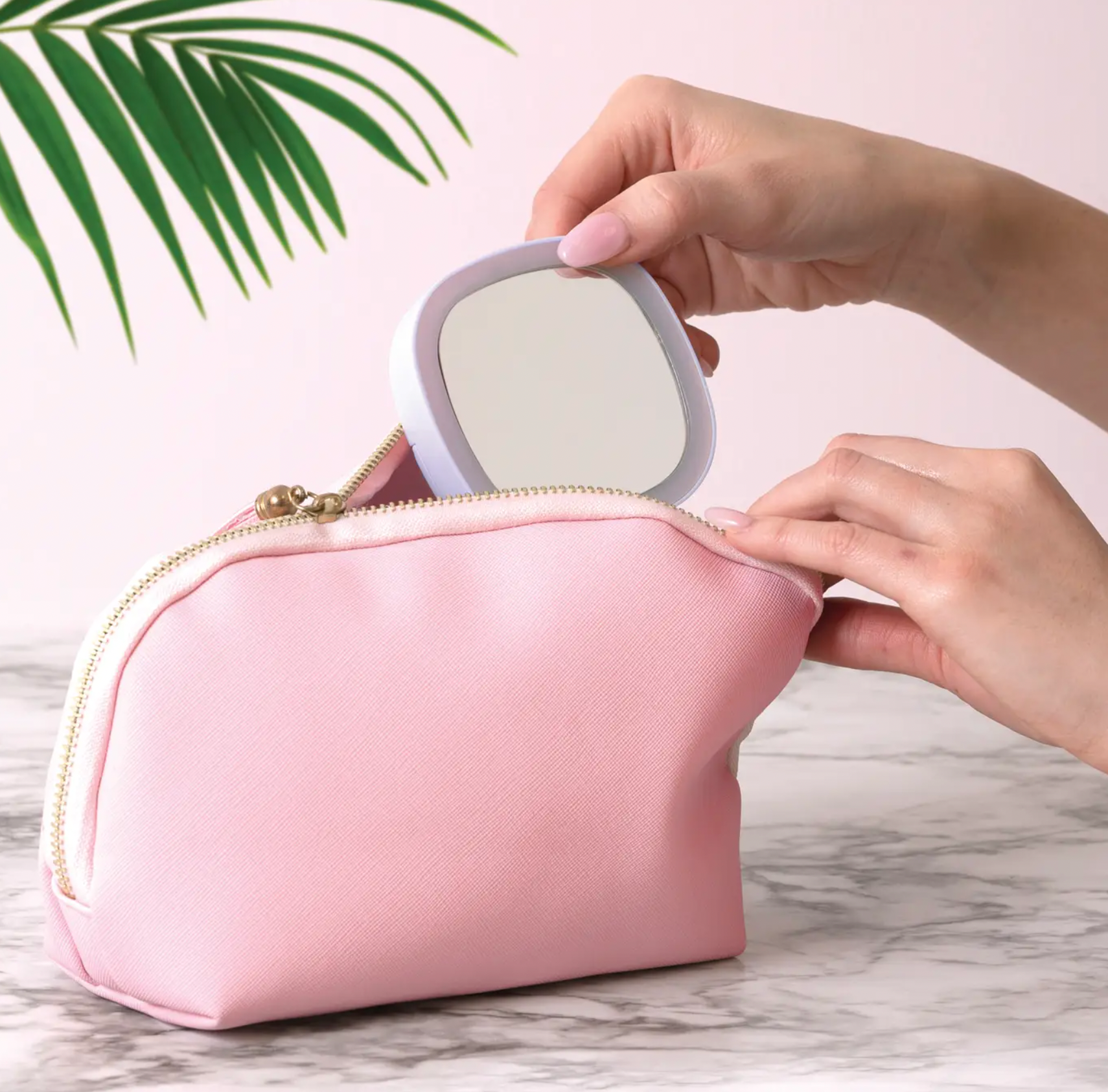 Lemon Lavender Led Light Up Mini Mirror