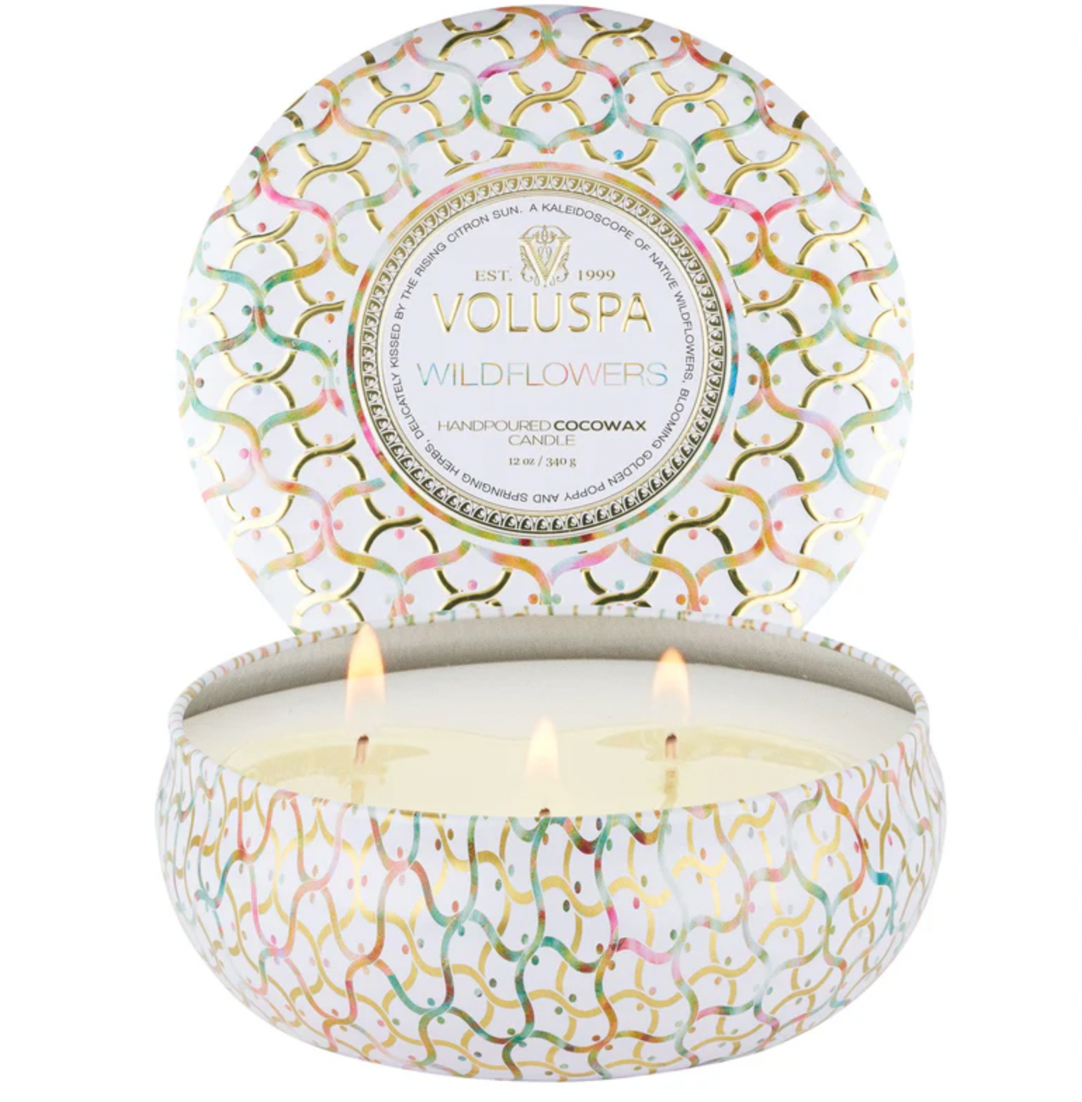 Voluspa 3 Wick Tin Candle
