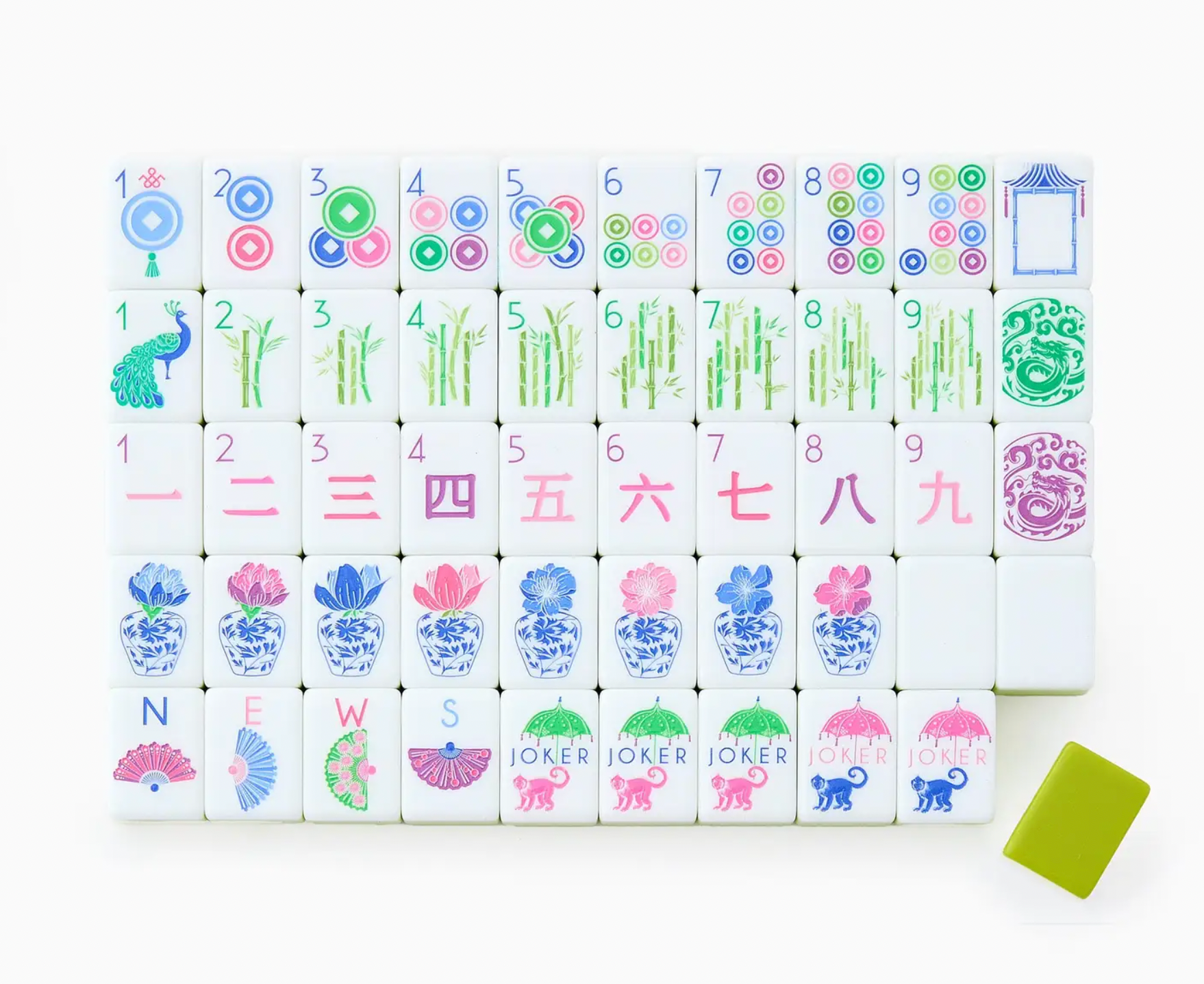 Limoncello Mahjong Tiles