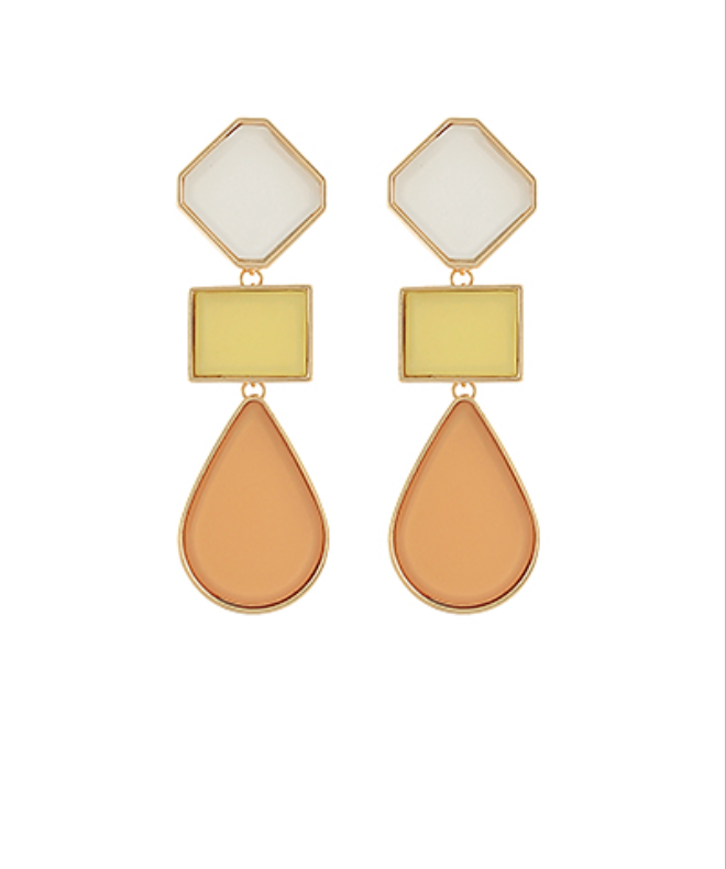 Multi Shape Statement Earrings