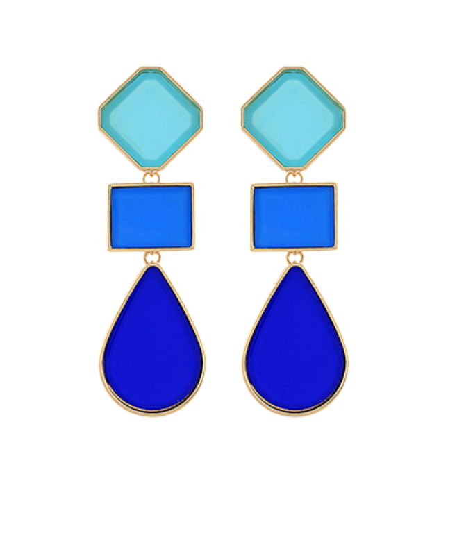 Multi Shape Statement Earrings