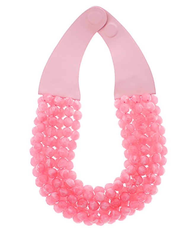 Selene Agate Bead Necklace