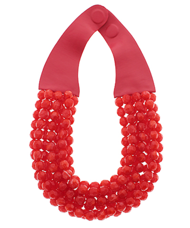 Selene Agate Bead Necklace