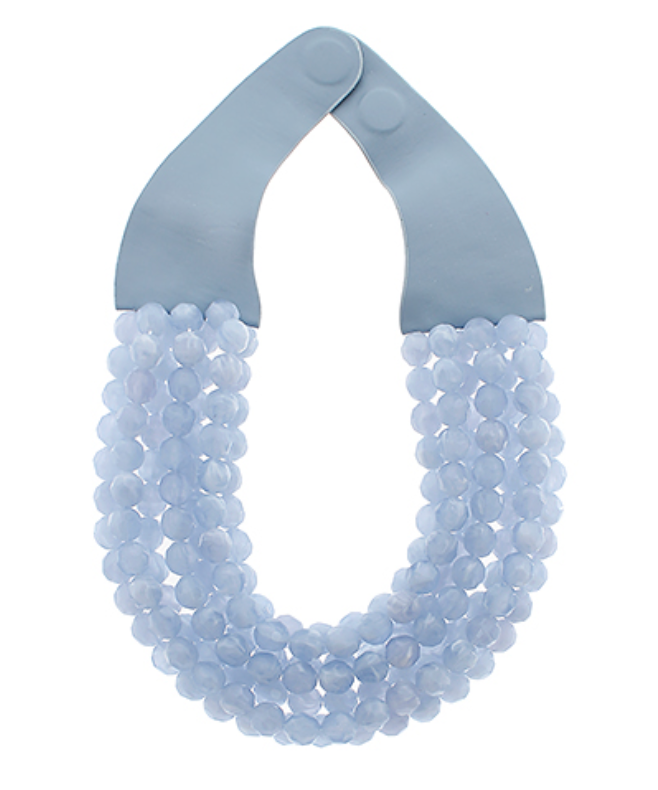 Selene Agate Bead Necklace