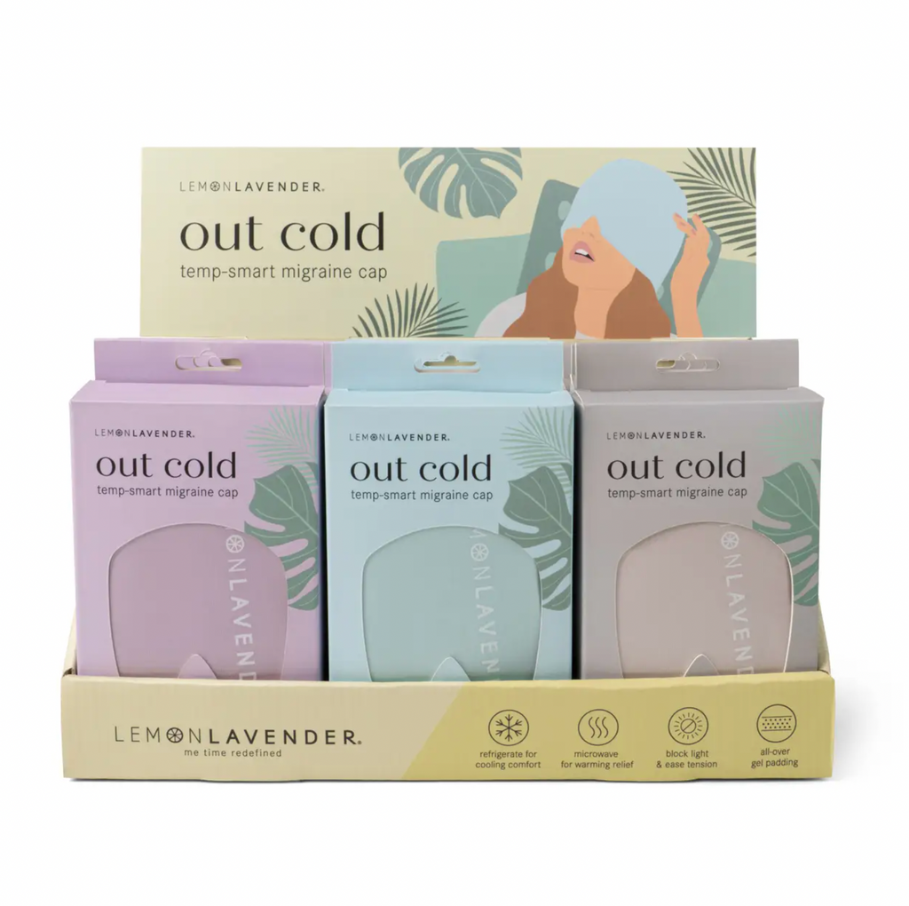 Lemon Lavender Out Cold Temp-Smart Migraine Cap