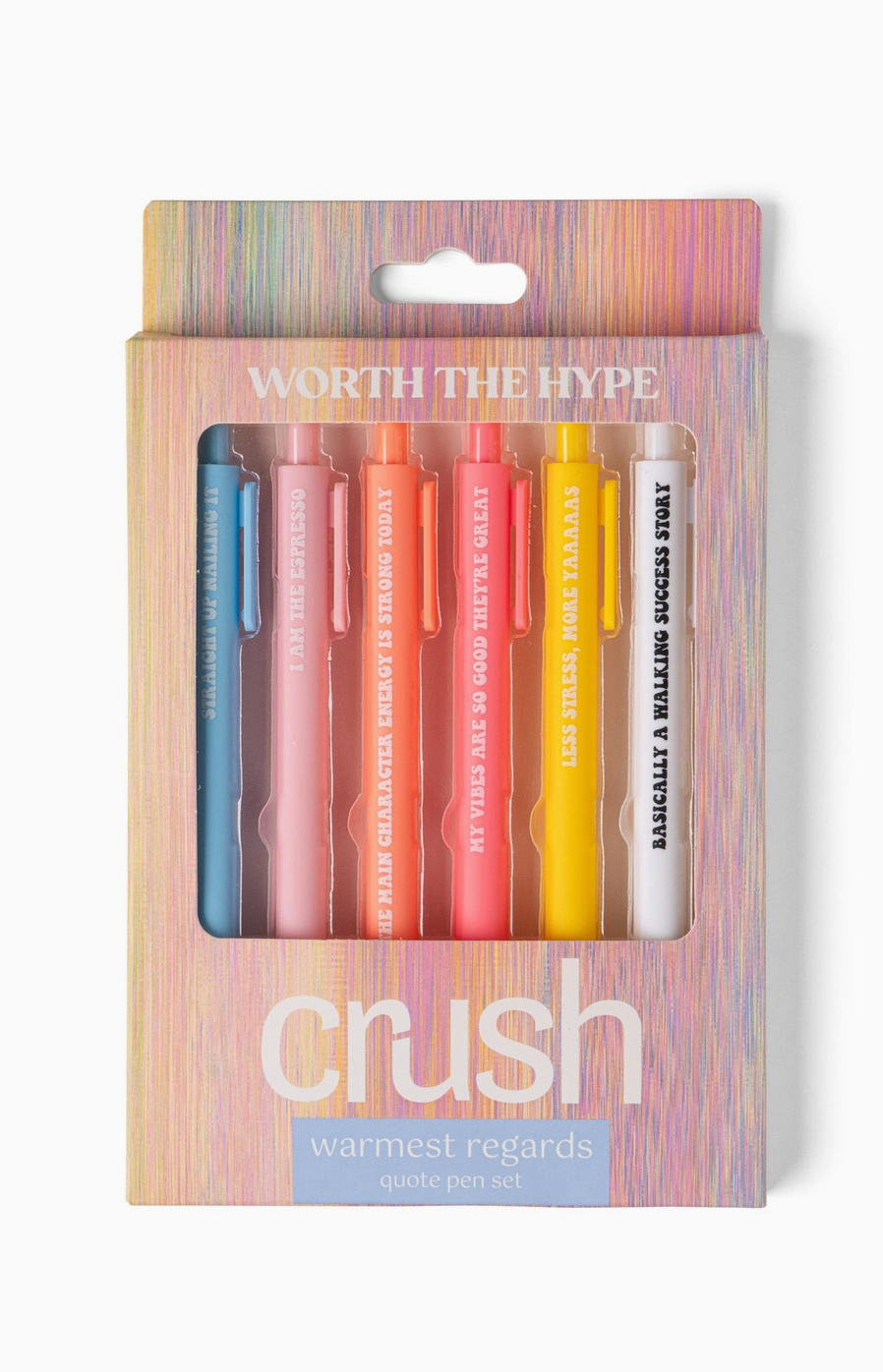 Crush Warmest Regards Quote Pen Set