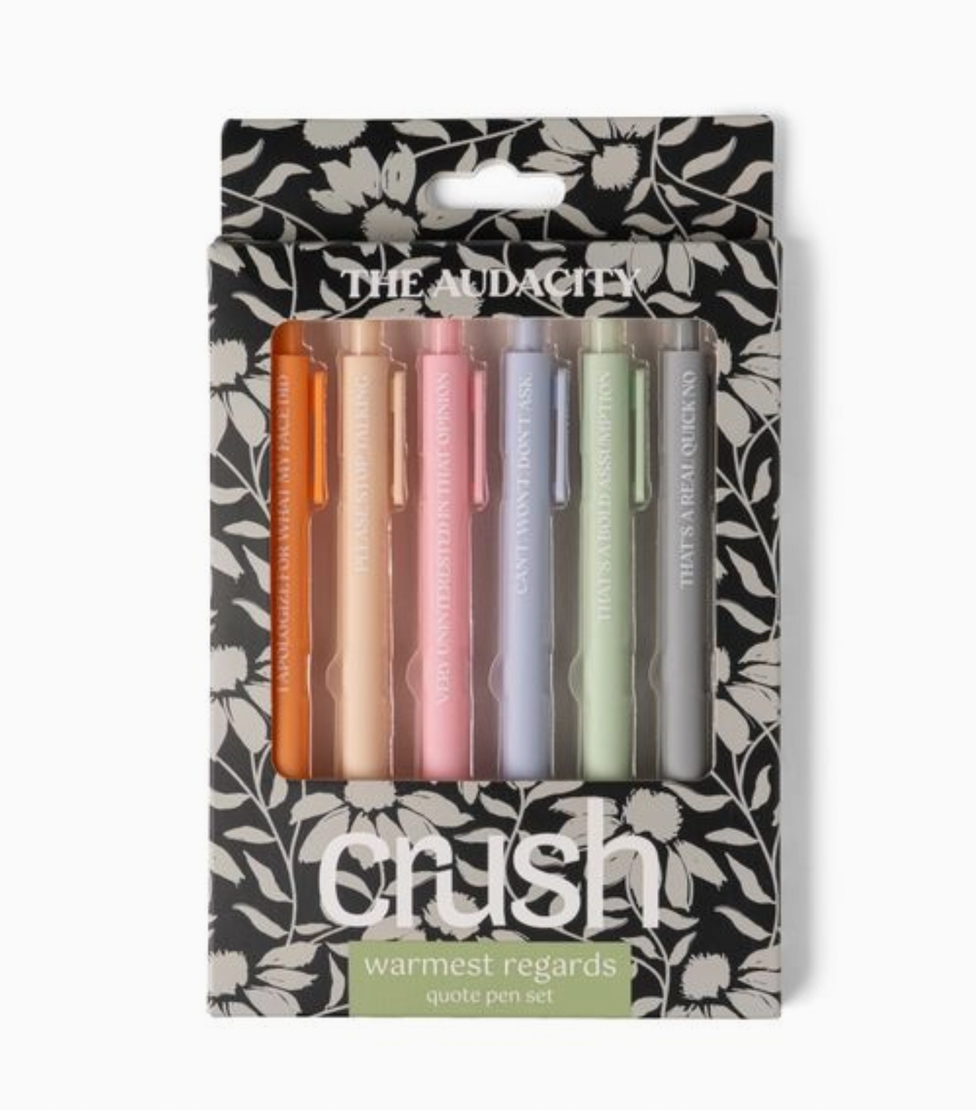 Crush Warmest Regards Quote Pen Set