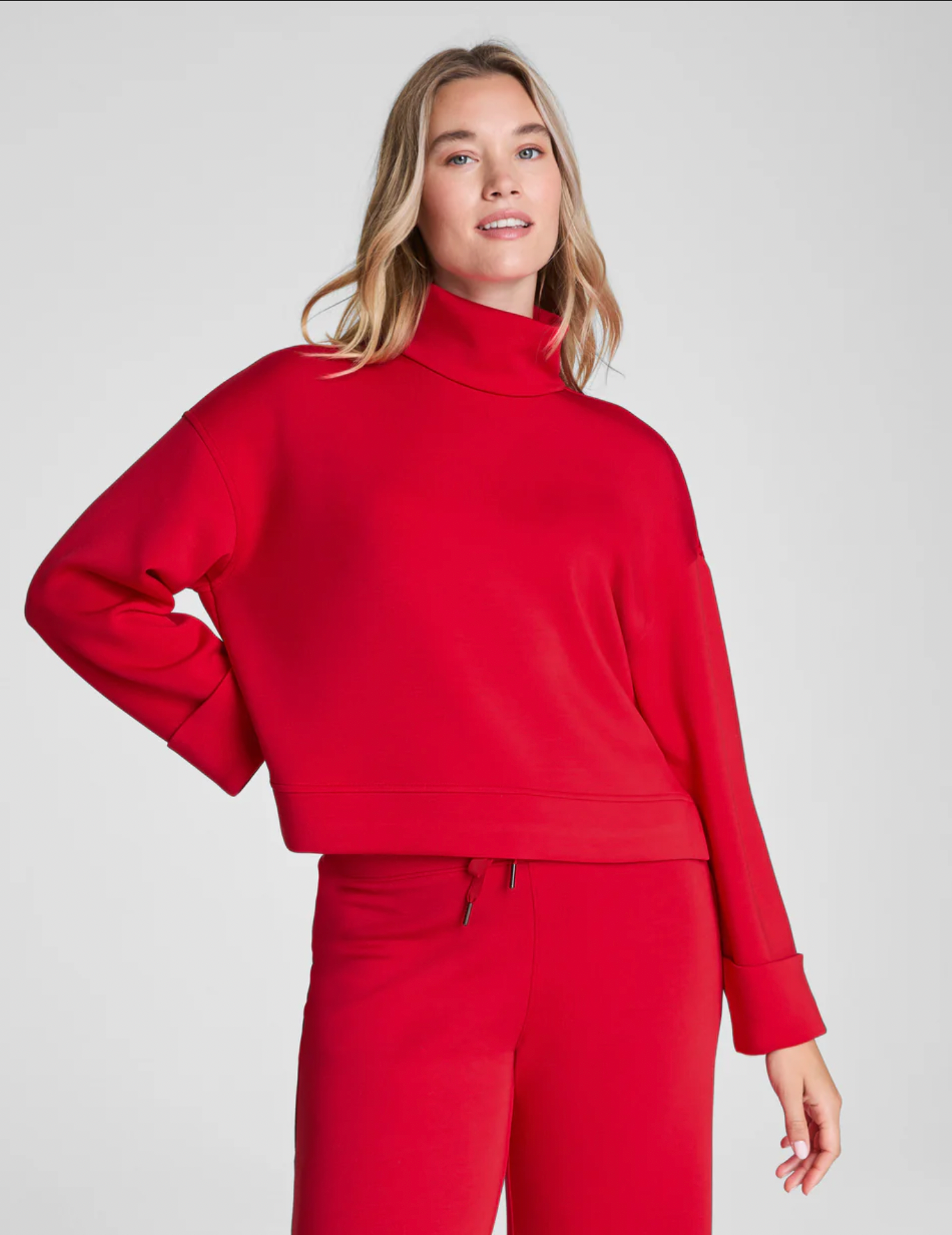 AirEssentials Cropped Turtleneck