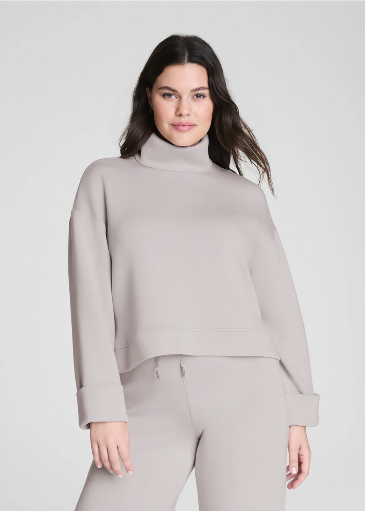 AirEssentials Cropped Turtleneck
