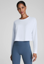 Supernaturals Cropped Long Sleeve Top