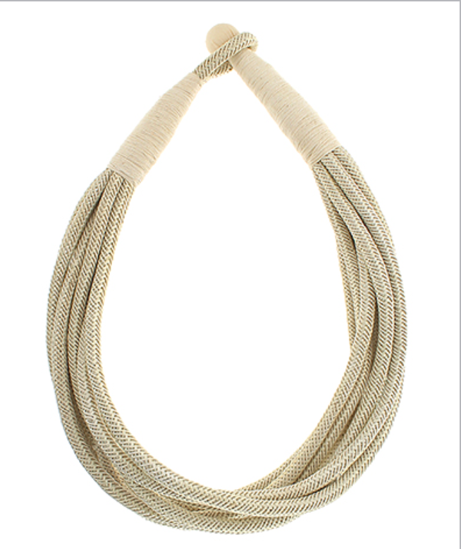 Multi Strand Rope Necklace