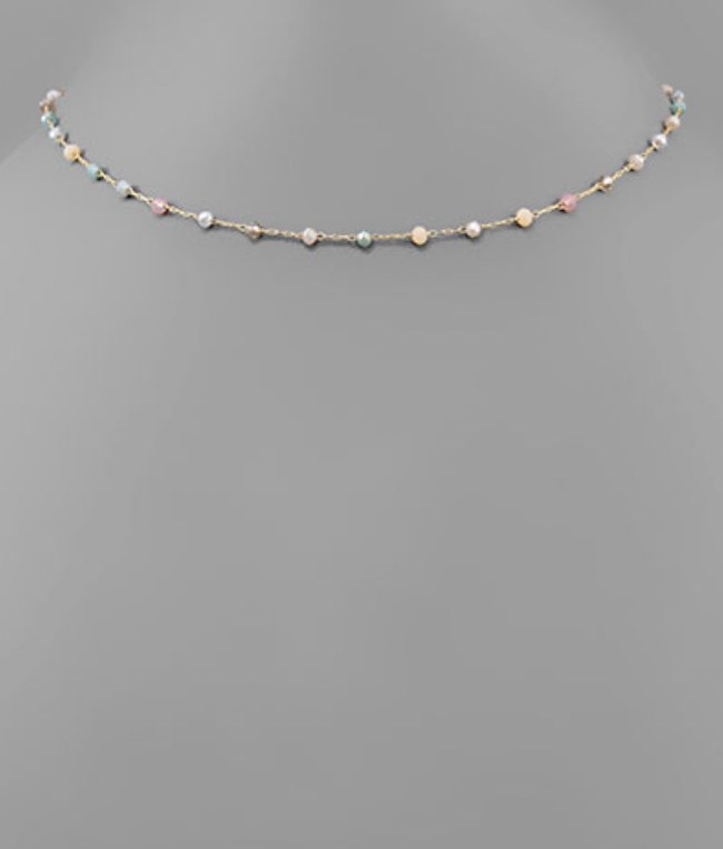 Beaded Choker Necklace