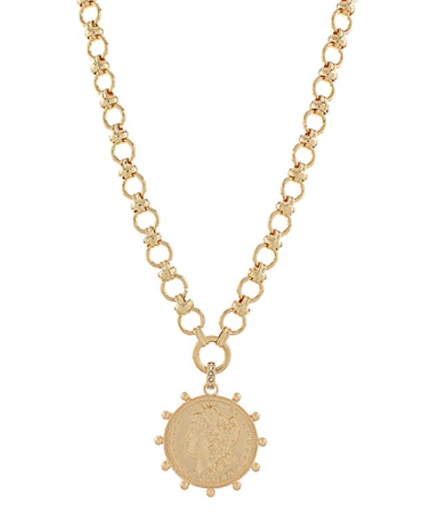 Coin Pendant Necklace