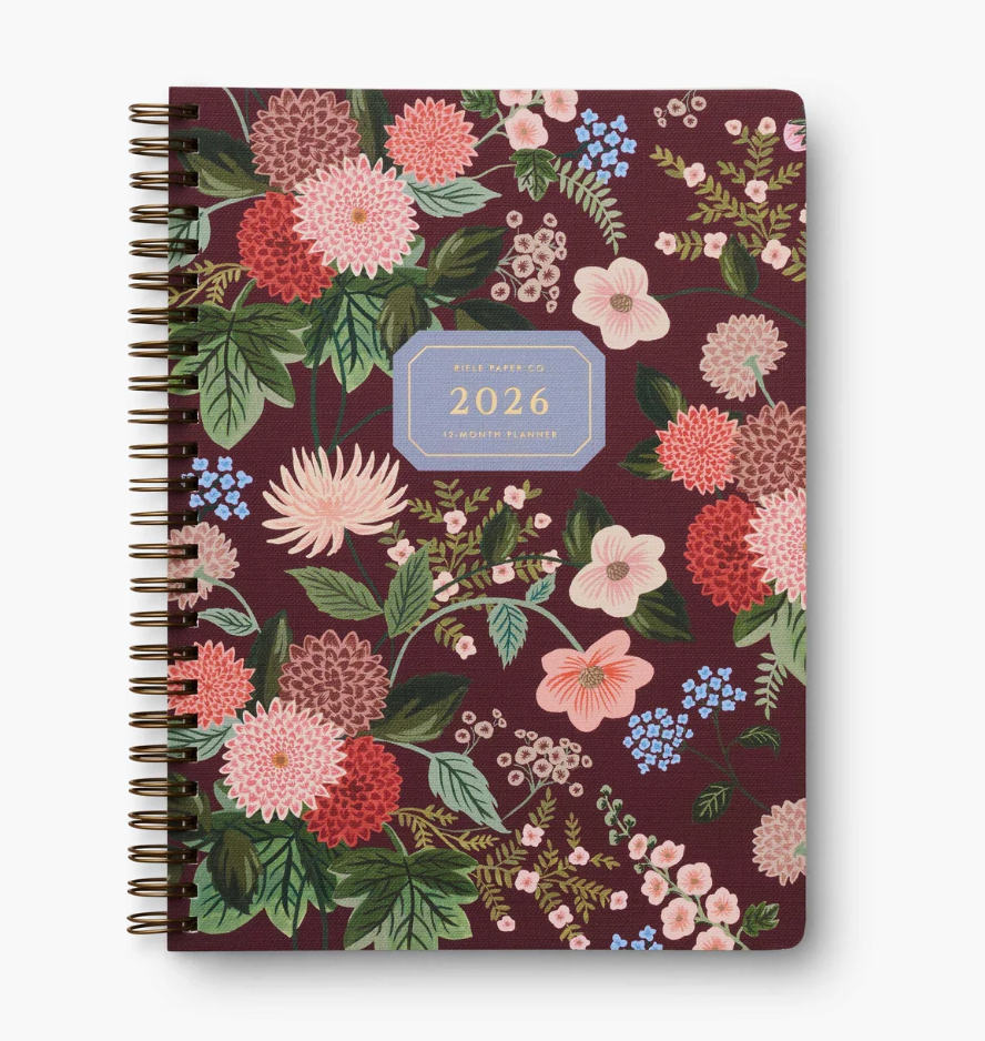 2026 Dahlia 12-Month Softcover Spiral Planner