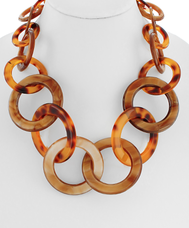 Multi Roundlinked Necklace