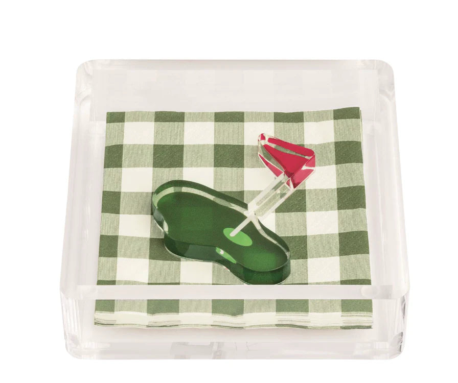 Golf Acrylic Napkin Holder