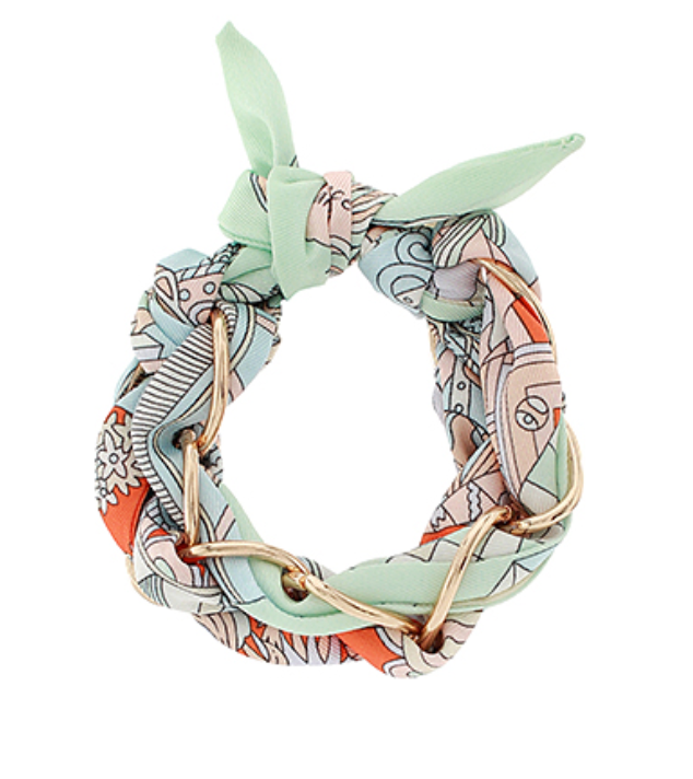 Monroe Linked Chain Scarf Bracelet