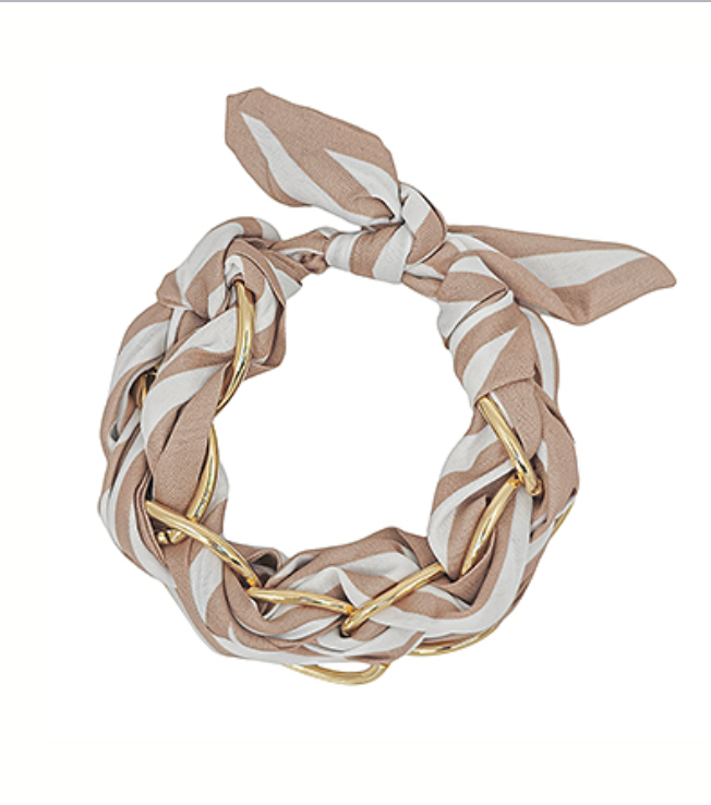 Delphine Linked Scarf Chain Bracelet