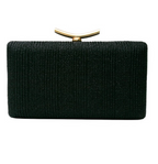 Straw Hard Case Clutch