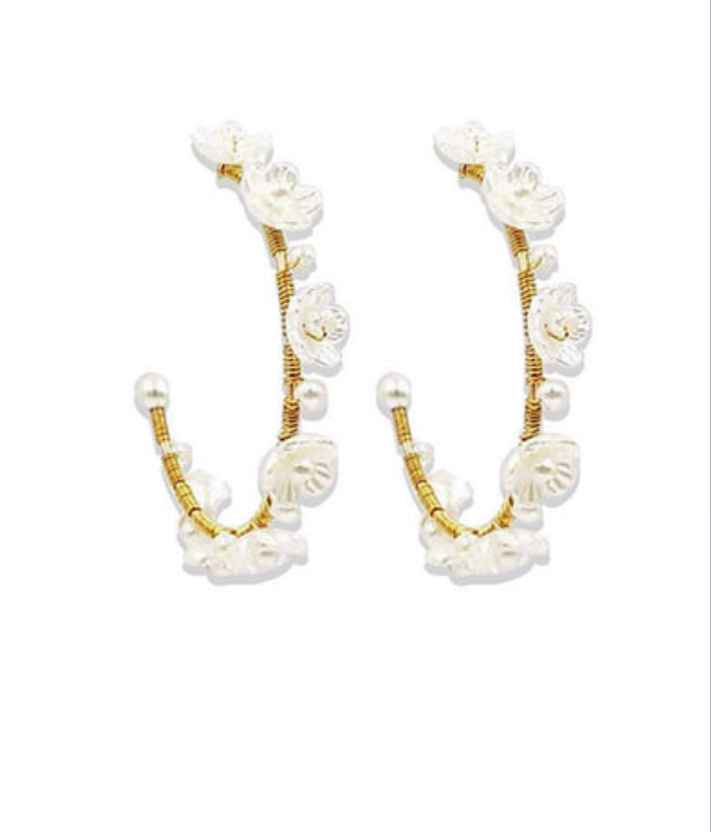 Decorated with Flower Hoops