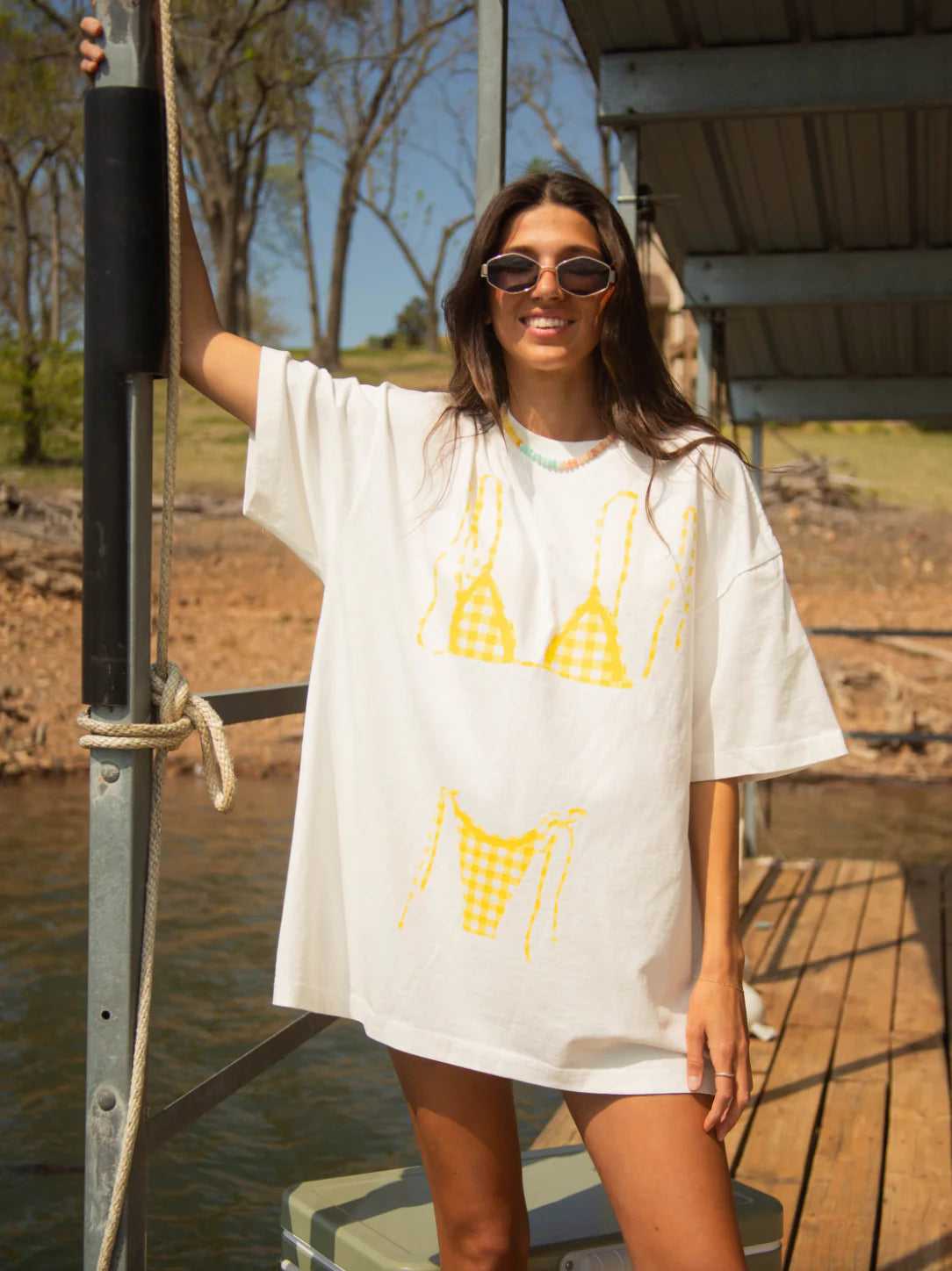 Bikini Tee - Gingham