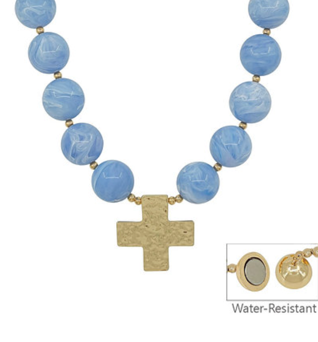 Calder Cross Pendant Necklace