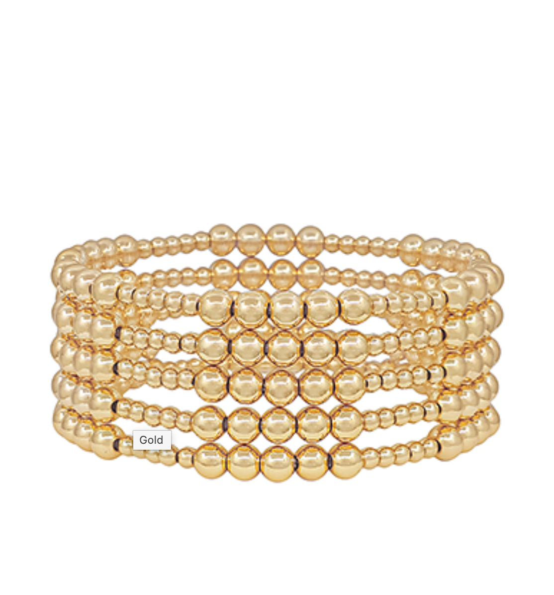 Vivienne Gilded Bead Cuff