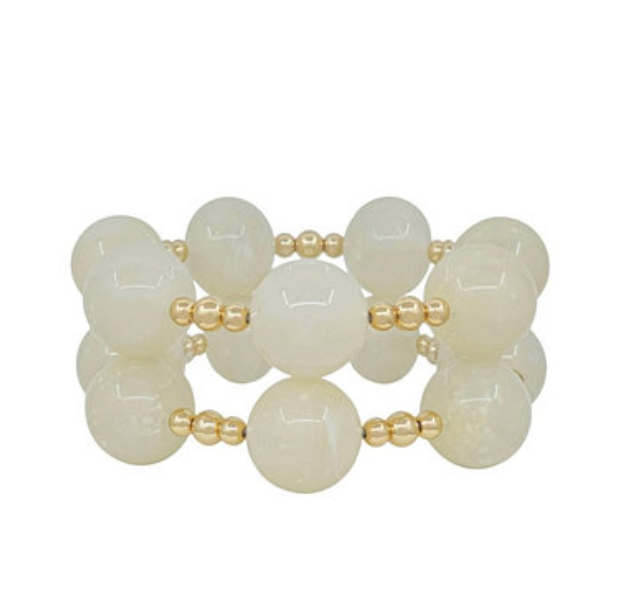 Alessia Marble Bead Bracelet