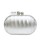 Kiss Lock Metallic Oval Clutches