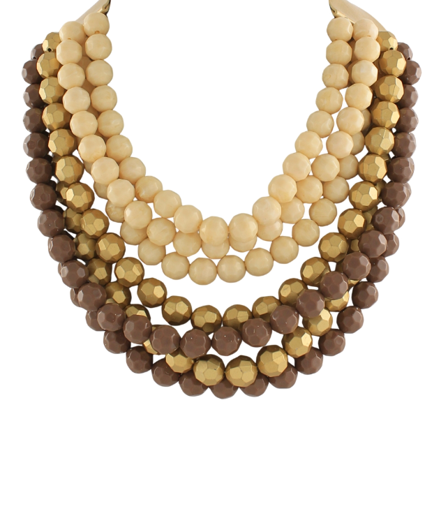 Amy Seven Layer Beaded Necklace