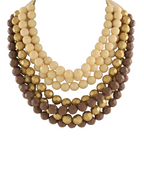 Amy Seven Layer Beaded Necklace