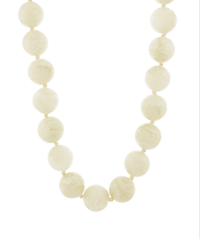 Josie Marbled Bead Necklace