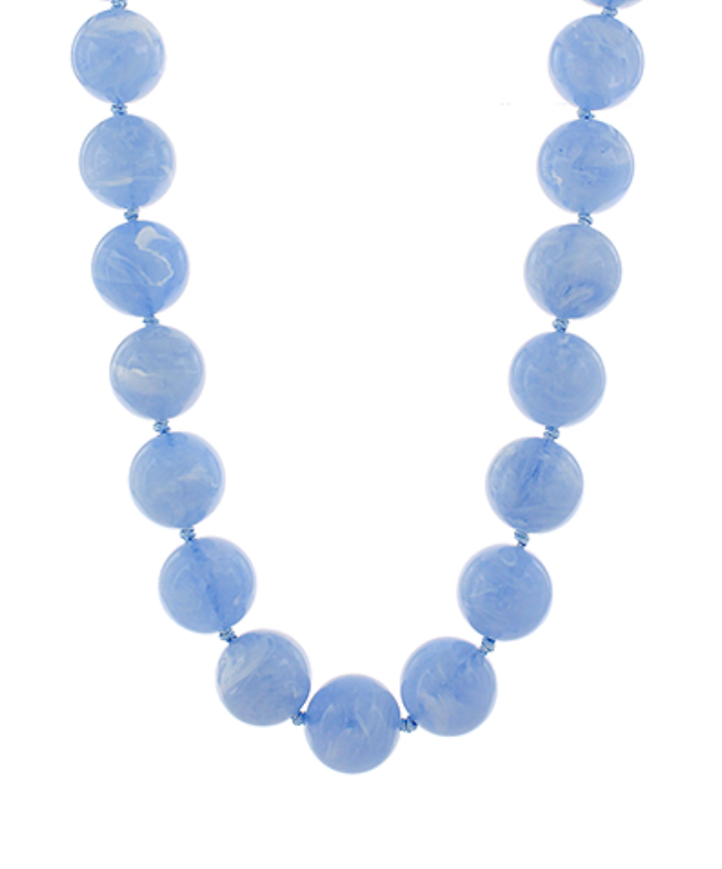 Josie Marbled Bead Necklace