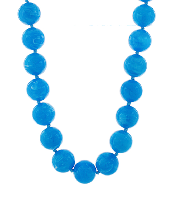 Josie Marbled Bead Necklace
