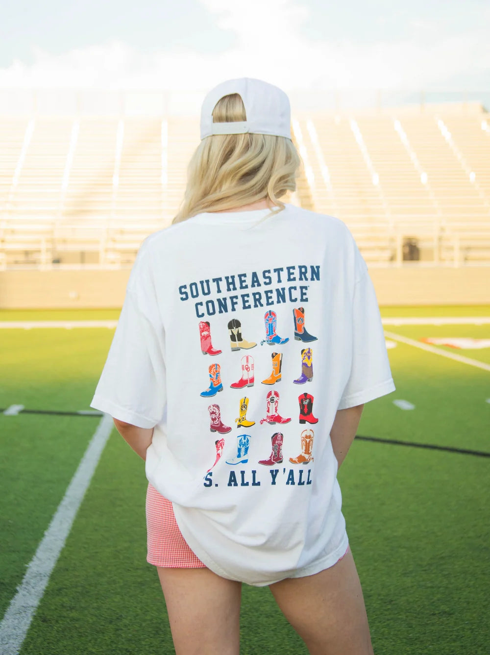 SEC Boots Tee Front + Back