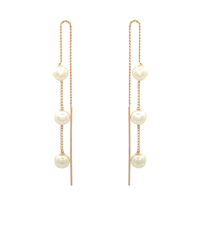 Amaris Pearl Drop Earrings