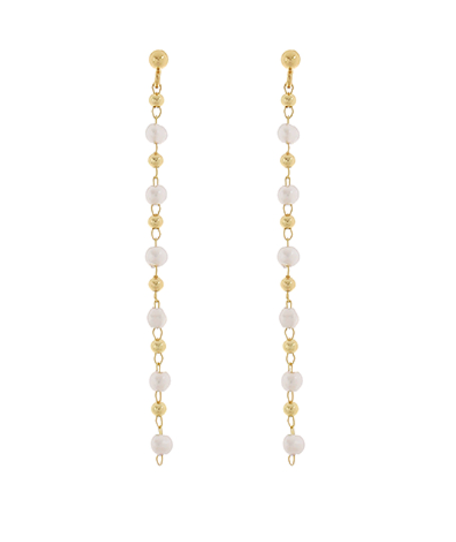 Marin Pearl Link Earrings